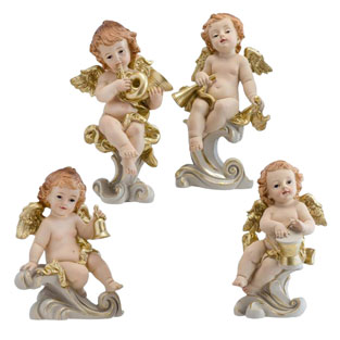 Angel alas oro 18 cm 4 surtidos. Precio por unidad