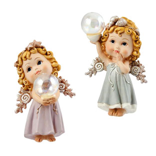 Angel bola cristal 16 cm 2 surtidos. Precio p...