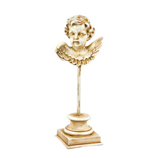 Busto ngel decapado en base. Precio por unidad
