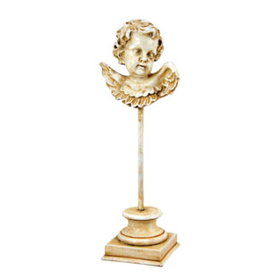 Busto ngel decapado en base. Precio por unid...