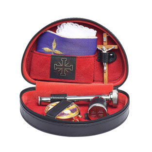 Estuche rgido simil piel con cremallera