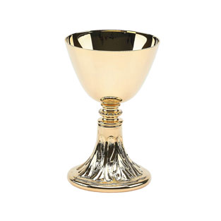 Cliz San Marco dorado con base fundida decor...