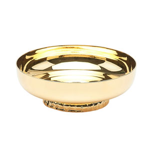 Copn-patena en metal dorado con base texturi...