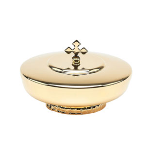 Copn bajo en latn dorado con base martel