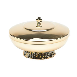 Copn bajo en latn dorado con base martel