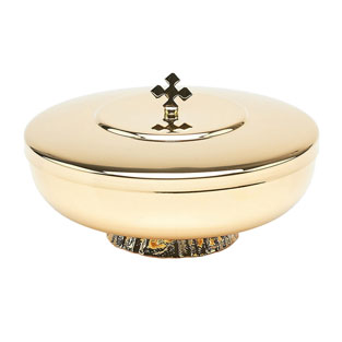 Copn bajo en latn dorado con base martel
