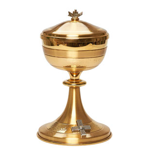 Copn martelado satinado en oro
