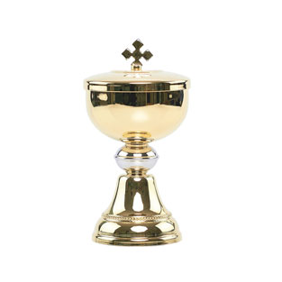 Copn mini en latn dorado con base decorativ...