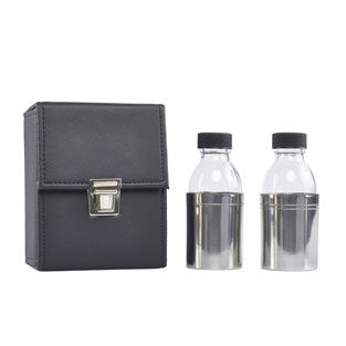 Estuche con dos botellitas para leos 125 cc