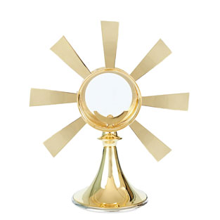 Custodia Diseo Radial en Latn Dorado