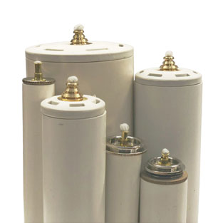 Vela aceite blanca dimetro. 2X25 completa con ...