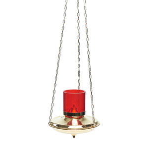 Vela aceite dimetro. 20 Cristal Rojo con cad...