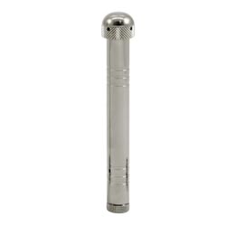 Hisopo de bolsillo en latn plateado  8,5 cm