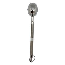 Hisopo Benedictus en lat�n tono plata - 21 cm