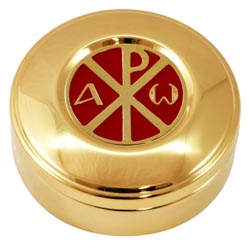 Caja para formas , Alfa y Omega sobre fondo e...