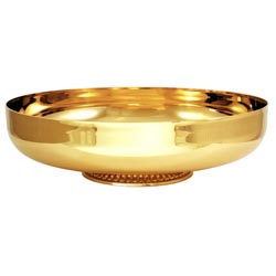 Copn-patena en latn dorado 24K con base fun...