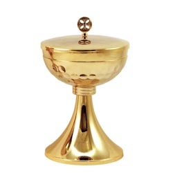 Copn en latn dorado de 24K con copa martill...