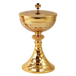 Copn en latn dorado de 24K con nudo de cuen...