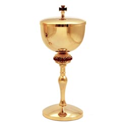 Copn en latn dorado de 24K con nudo de pied...