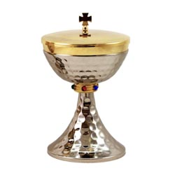 Copn en latn dorado de 24K con base y copa ...