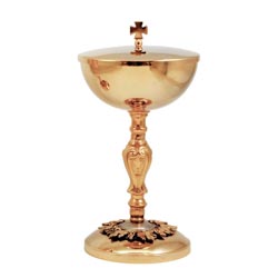 Copn en latn dorado de 24K con base decorad...