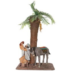 Pastor con burro 14 cm