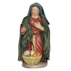 Pastora adorando 14 cm