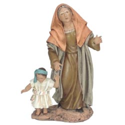 Pastora con nio 14 cm