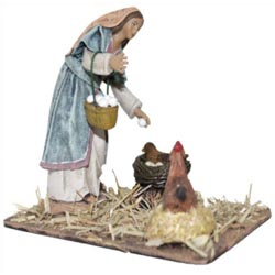 Pastora gallinas 14 cm