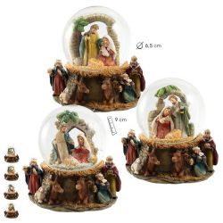 Bola agua 6 cm misterio reyes 3 surtidos