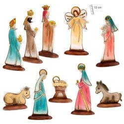 Misterio plano de 10 piezas - Resina de poli...