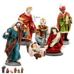Misterio 6 piezas tipo tela 20 cm