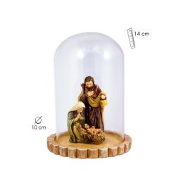 Misterio en fanal con base 14 cm