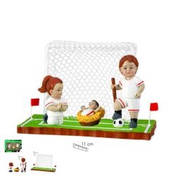 Misterio futbol blanco y rojo