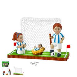 Misterio futbol rayas azul