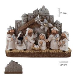 Misterio infantil crema - Grupo en resina de ...