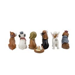 Misterio perros 10 cm 6 piezas