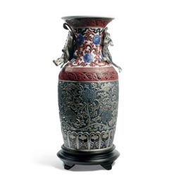 Jarrn oriental (azul)