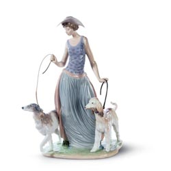 Dama con perros