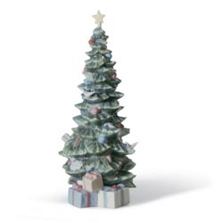 rbol de navidad con regalos