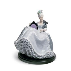 Dama rococo en el baile