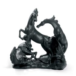 Grupo de caballos (negro)