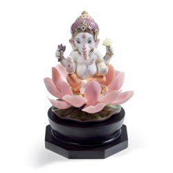 Ganesha sobre loto