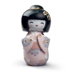 Kokeshi i (rosa)