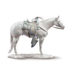 Quarter horse blanco
