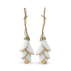 Pendientes largos heliconia