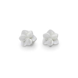 Pendientes botn orqudea