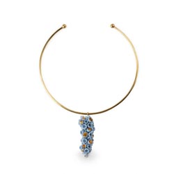 Collar coral reef (azul-oro)