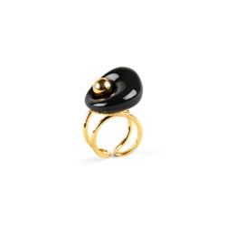 Anillo Golden pebbles