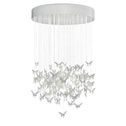 Chandelier Nigara 1,35m-blanco (ce/uk)
